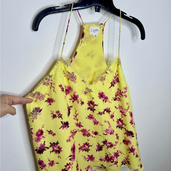 Cami NYC Racer Back Silk Charmeuse Cami - Picture 3 of 9